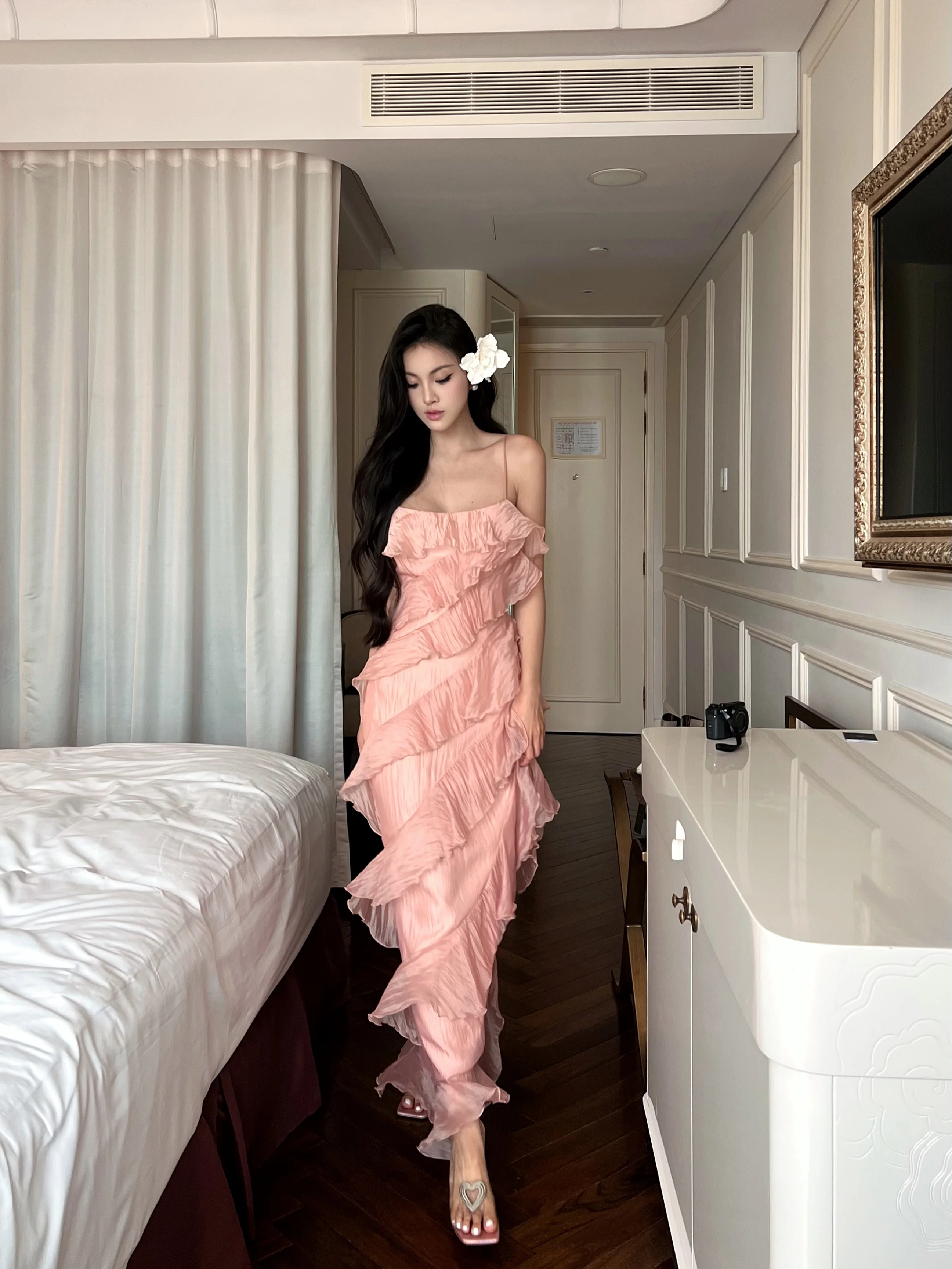 ISABELLA DRESS - PINK - Image 7