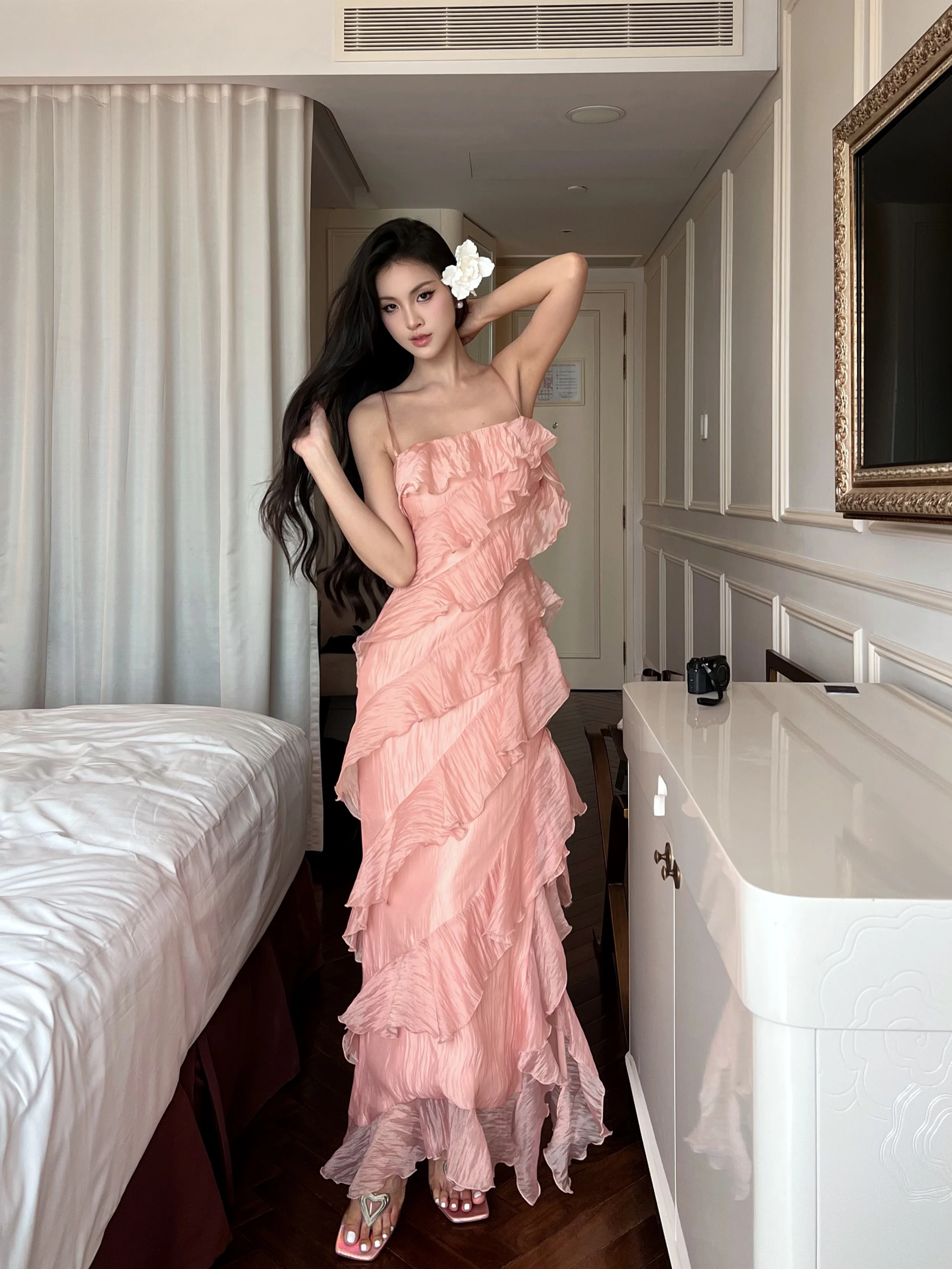 ISABELLA DRESS - PINK - Image 9